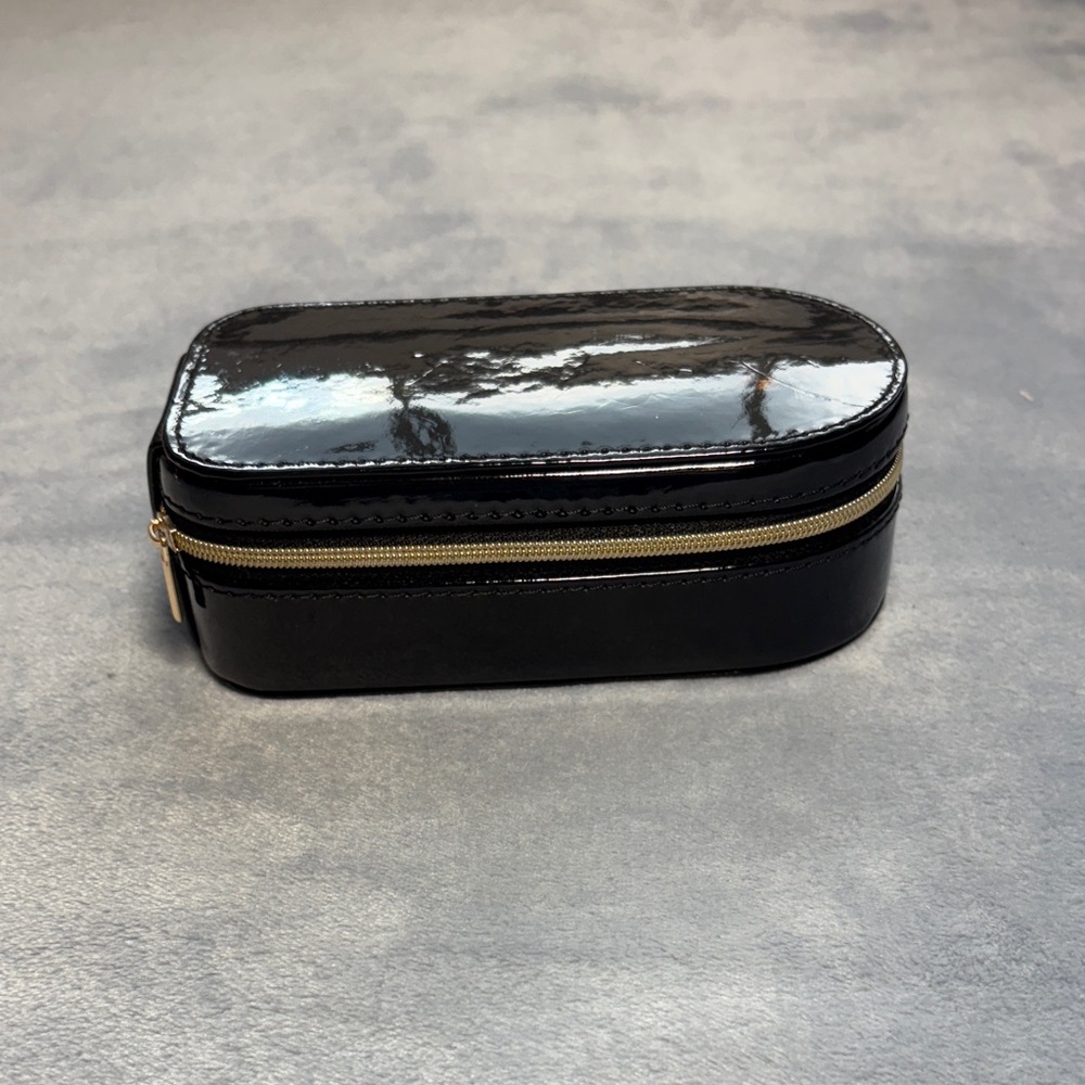 Jewelry Organizer Zippered Black